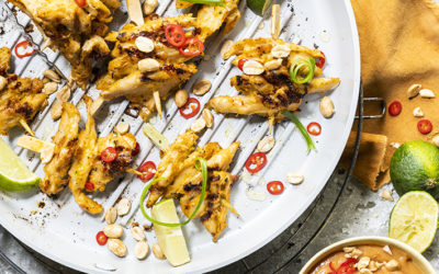 A new recipe: Thaïse ‘just like chicken’-sateetjes met pindasaus