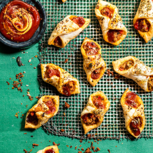 mini sausage rolls with Greenway minced meat