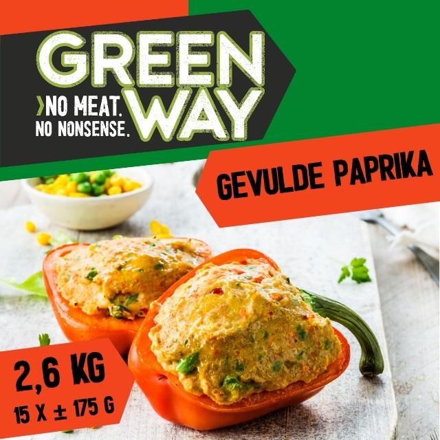 Greenway gevulde paprika 2,6 kg 15x175g