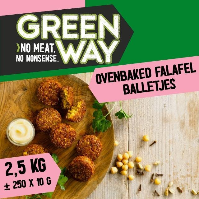 Greenway ovenbaked falafel 2,5 kg