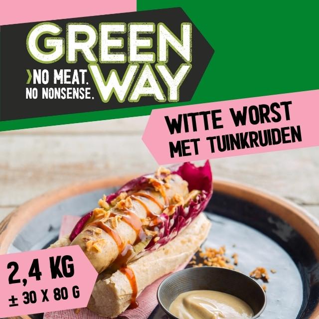 Greenway witte worst 2,4 kg 30x80g_NL