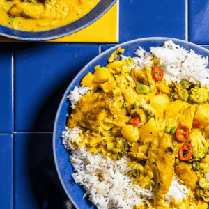 just like kip curry met rijst