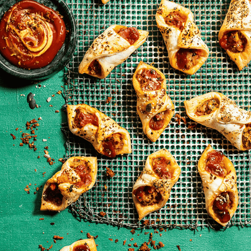 mini-rouleaux de saucisses à la viande hachée Greenway